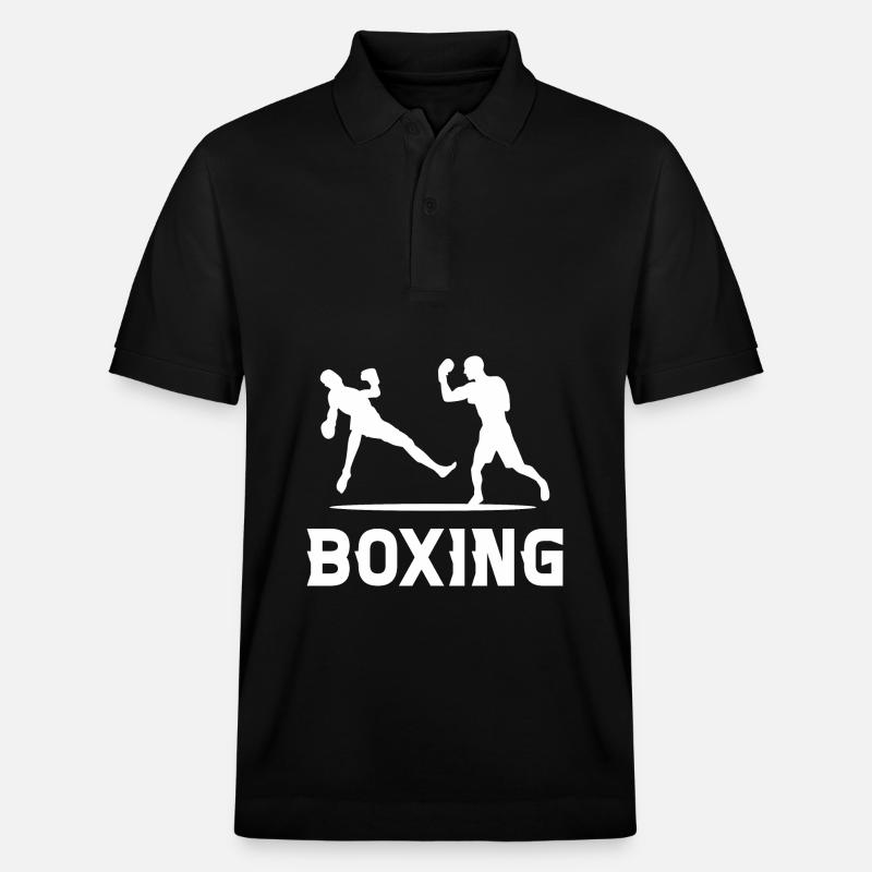 Boxe - Polo PREPSTER bio Stanley/Stella Unisexe - noir