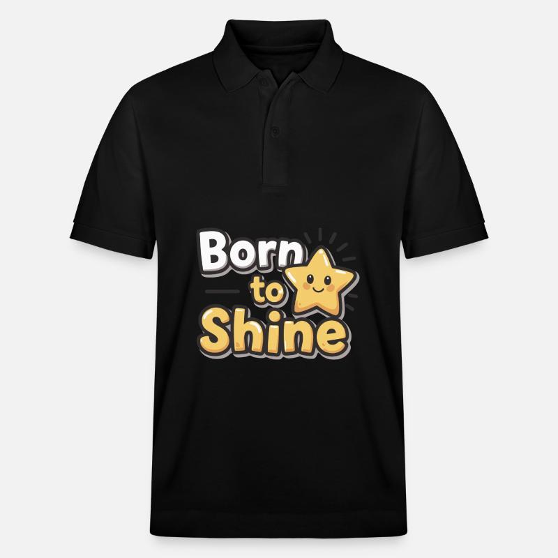 Né pour briller – Strahlender Stern - Polo PREPSTER bio Stanley/Stella Unisexe - noir