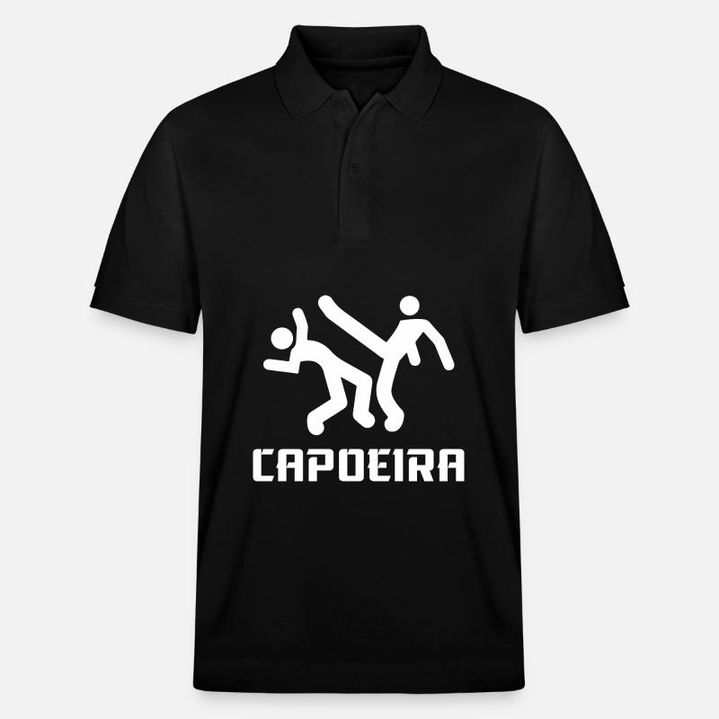 Capoeira - Stanley/Stella Unisex Bio-Poloshirt PREPSTER - Schwarz