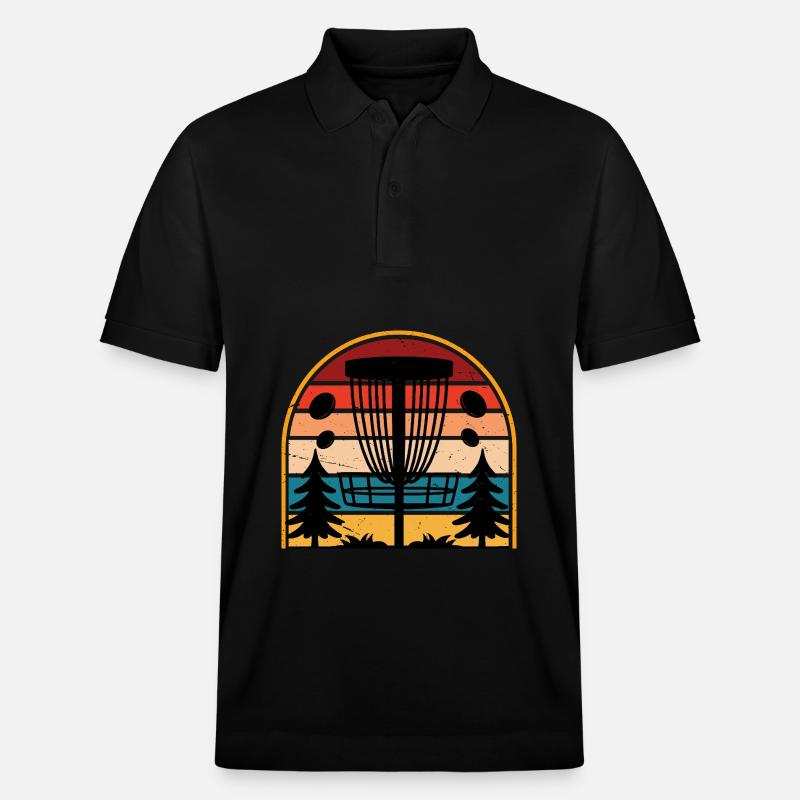 Disc Golf - Stanley/Stella Unisex Bio-Poloshirt PREPSTER - Schwarz