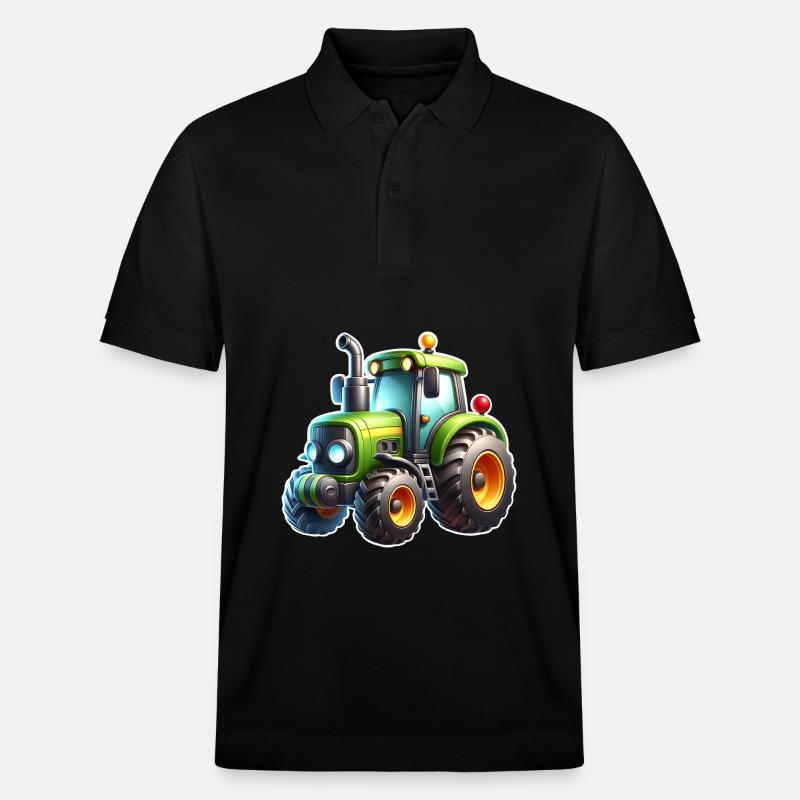 Tracteur - Polo PREPSTER bio Stanley/Stella Unisexe - noir