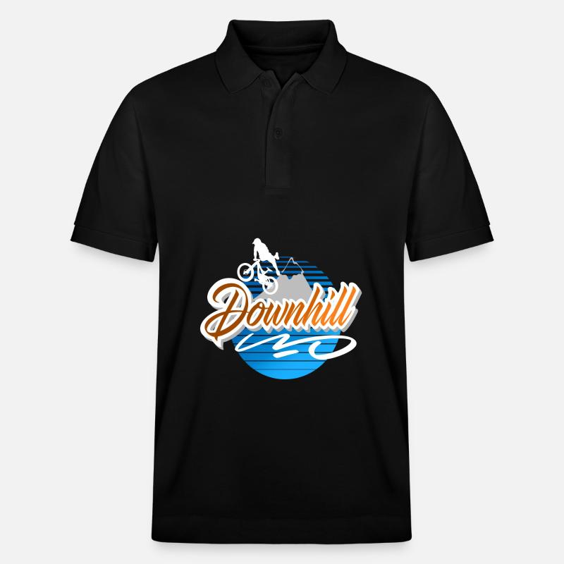Downhill - Stanley/Stella Unisex Bio-Poloshirt PREPSTER - Schwarz