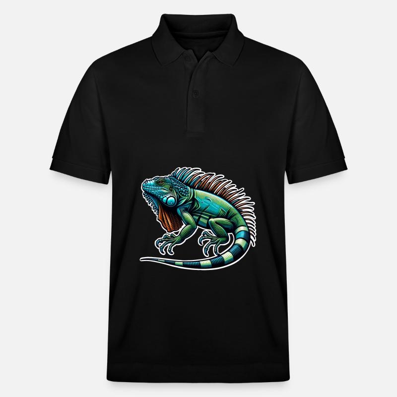 Iguane - Polo PREPSTER bio Stanley/Stella Unisexe - noir
