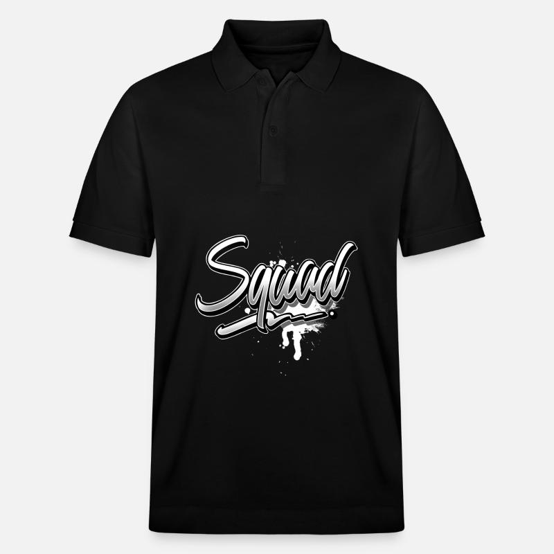 Squad - Stanley/Stella Unisex Bio-Poloshirt PREPSTER - Schwarz