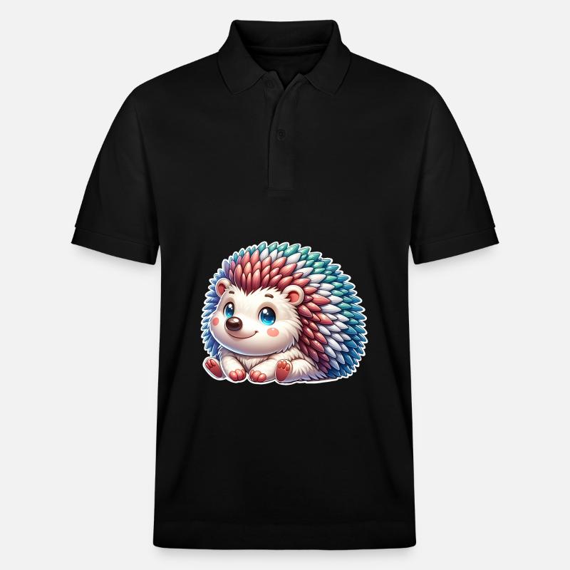 Igel - Stanley/Stella Unisex Bio-Poloshirt PREPSTER - Schwarz