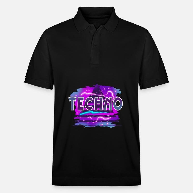 Techno - Stanley/Stella Unisex Bio-Poloshirt PREPSTER - Schwarz
