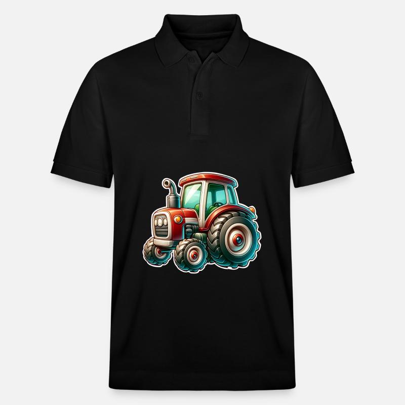 Traktor - Stanley/Stella Unisex Bio-Poloshirt PREPSTER - Schwarz
