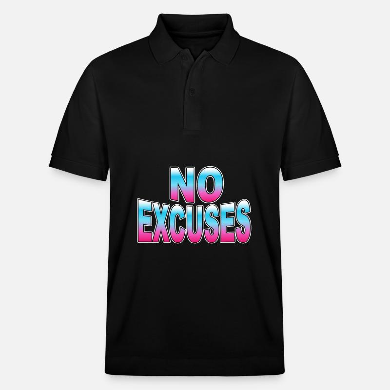 Pas d’excuses - Polo PREPSTER bio Stanley/Stella Unisexe - noir