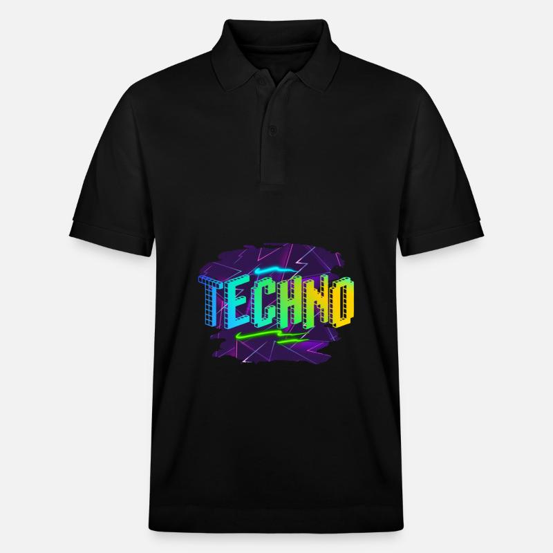 Techno - Polo PREPSTER bio Stanley/Stella Unisexe - noir