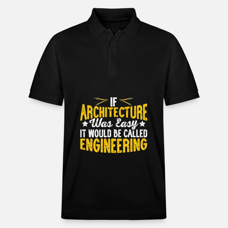 Architecte - Polo PREPSTER bio Stanley/Stella Unisexe - noir