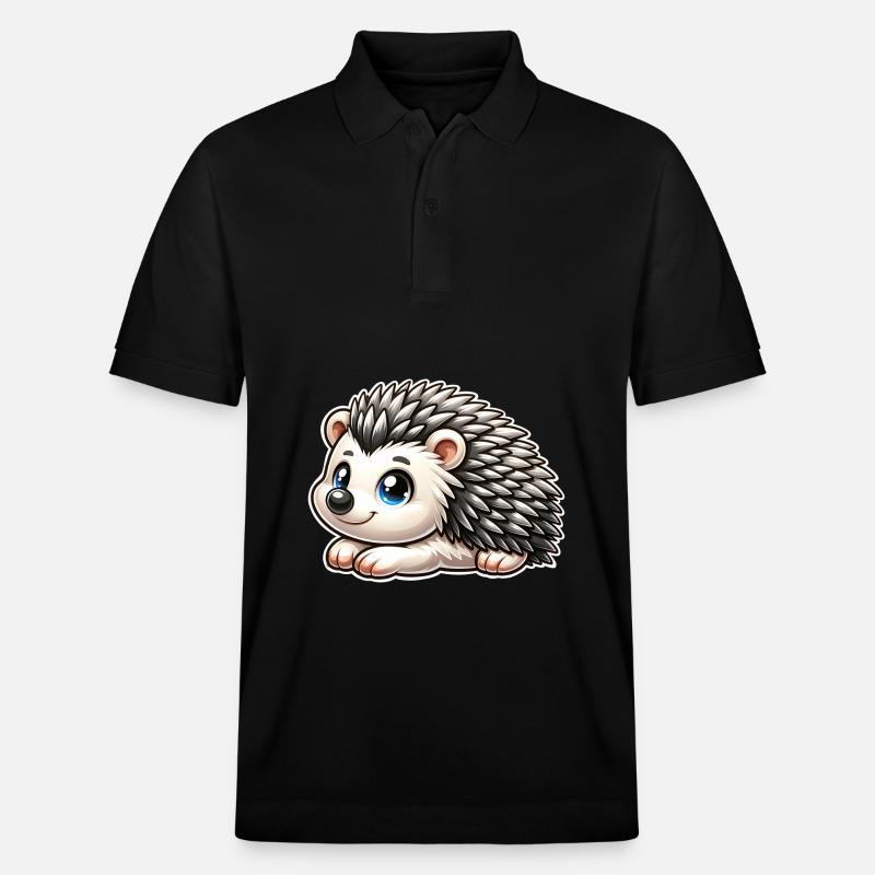 Igel - Stanley/Stella Unisex Bio-Poloshirt PREPSTER - Schwarz