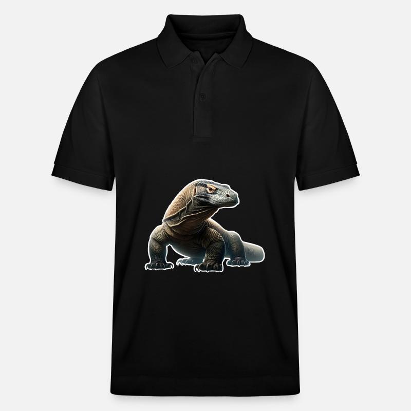Komodo Dragon - Stanley/Stella Unisex Bio-Poloshirt PREPSTER - Schwarz