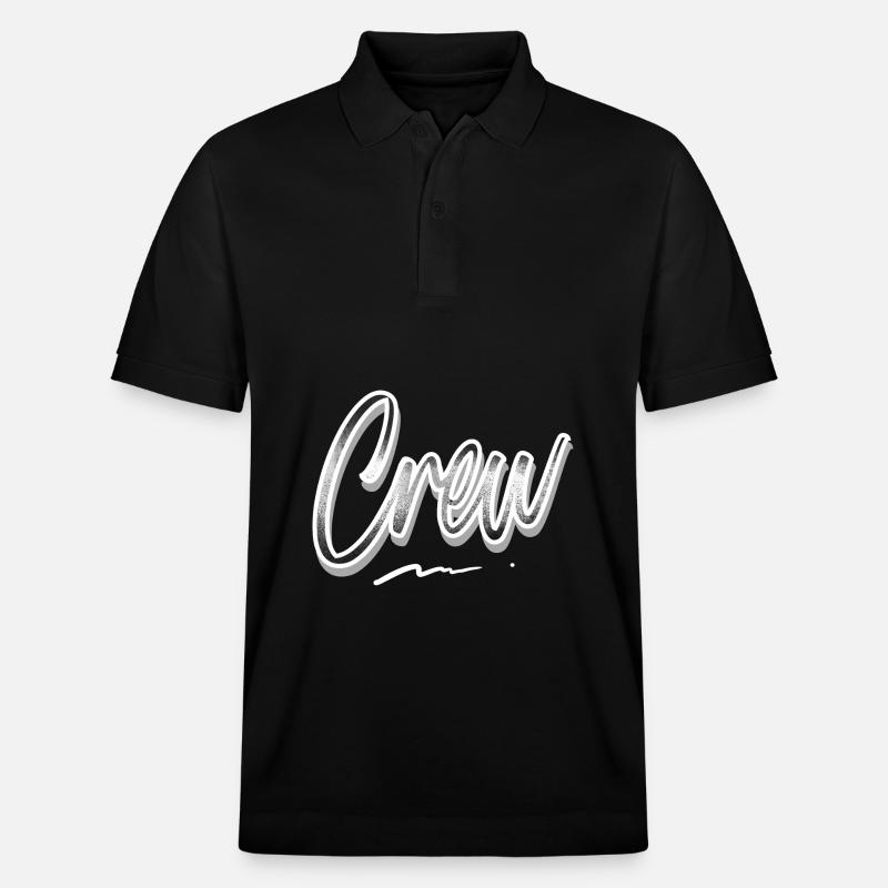 Crew - Stanley/Stella Unisex Bio-Poloshirt PREPSTER - Schwarz