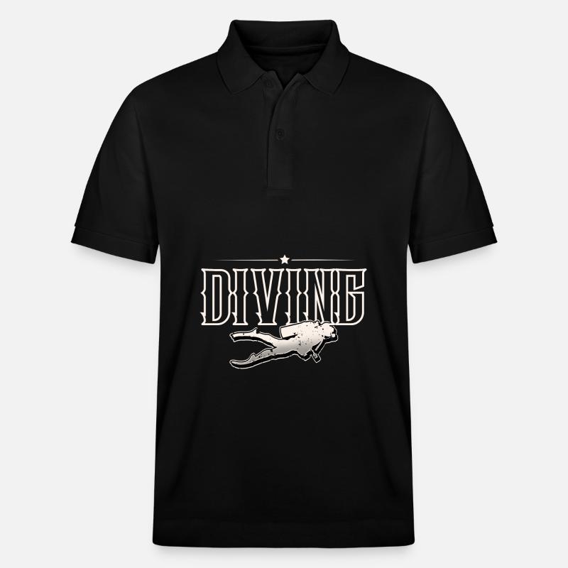 Plongée sous-marine - Polo PREPSTER bio Stanley/Stella Unisexe - noir