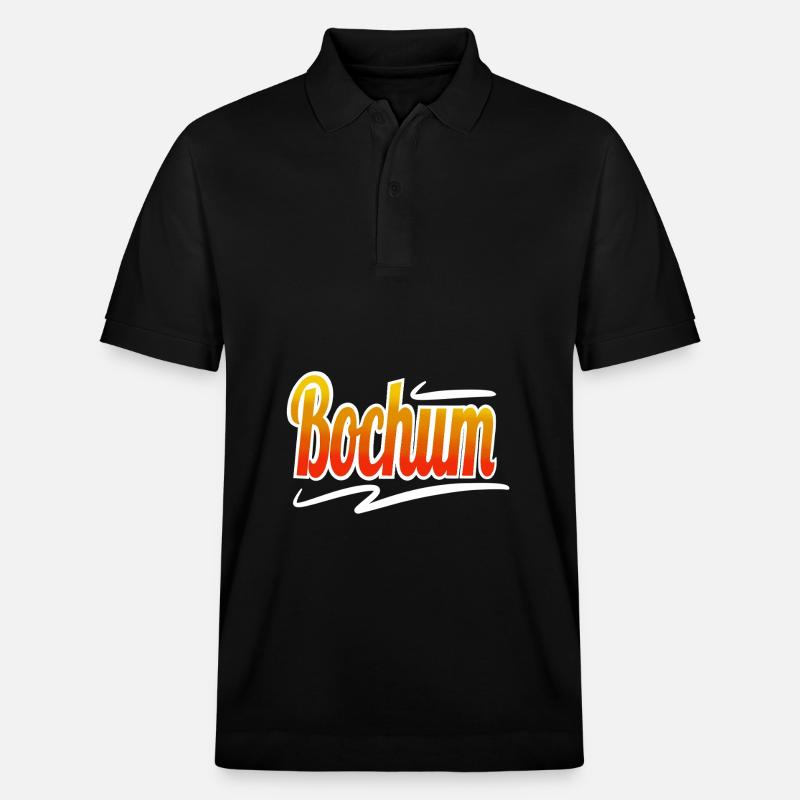 Bochum - Stanley/Stella Unisex Bio-Poloshirt PREPSTER - Schwarz