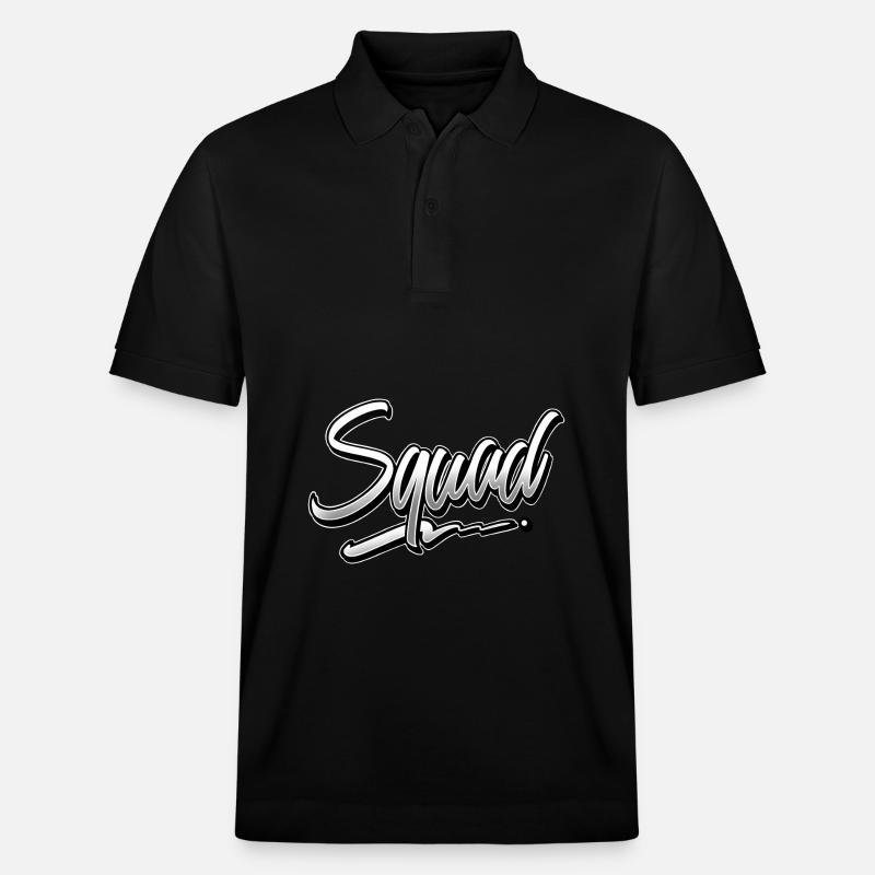 Squad - Stanley/Stella Unisex Bio-Poloshirt PREPSTER - Schwarz