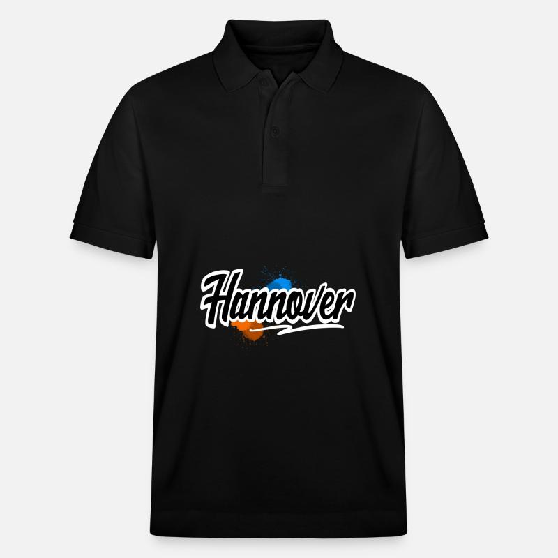 Hannover - Stanley/Stella Unisex Bio-Poloshirt PREPSTER - Schwarz