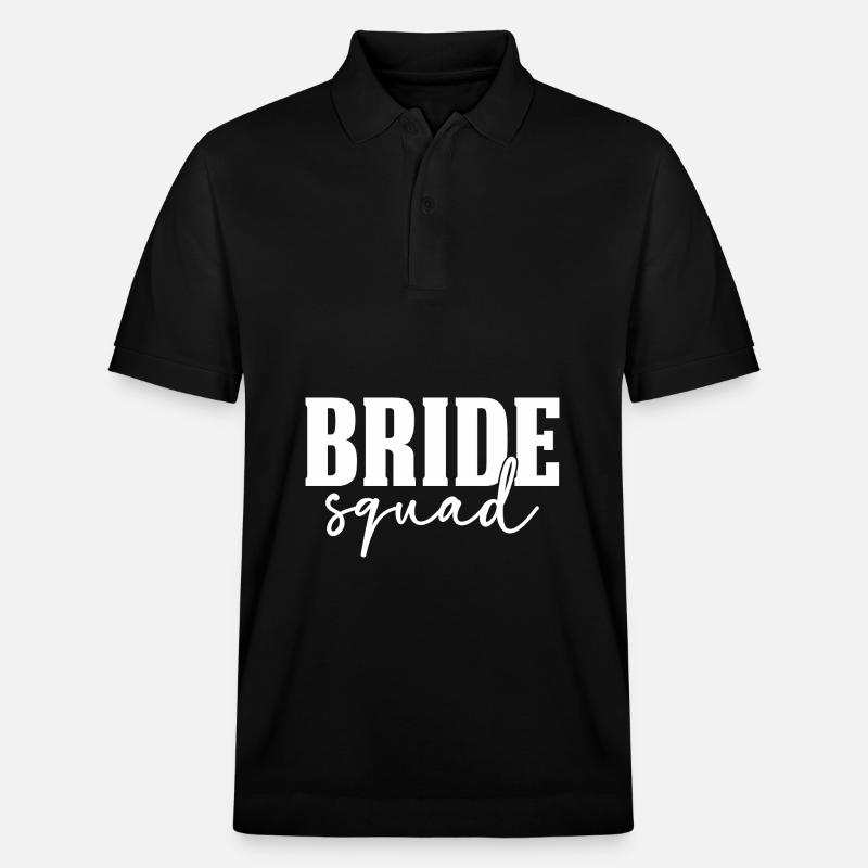 Escouade de la mariée - Polo PREPSTER bio Stanley/Stella Unisexe - noir