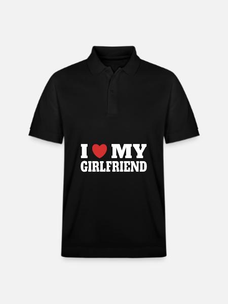 J’aime ma copine - Polo PREPSTER bio Stanley/Stella Unisexe - noir
