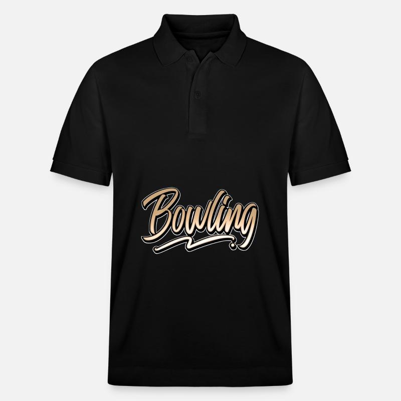Bowling - Stanley/Stella Unisex Bio-Poloshirt PREPSTER - Schwarz