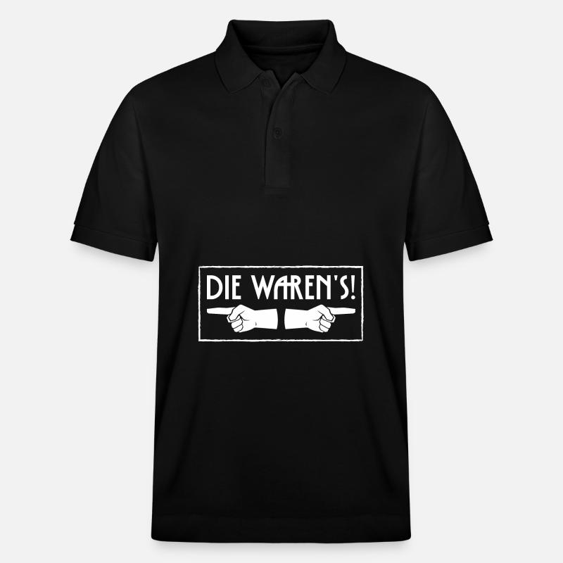 Die waren's - Stanley/Stella Unisex Bio-Poloshirt PREPSTER - Schwarz