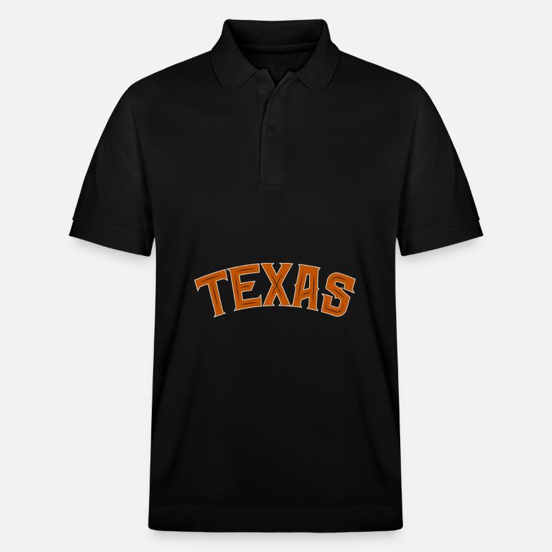 Texas - Polo PREPSTER bio Stanley/Stella Unisexe - noir