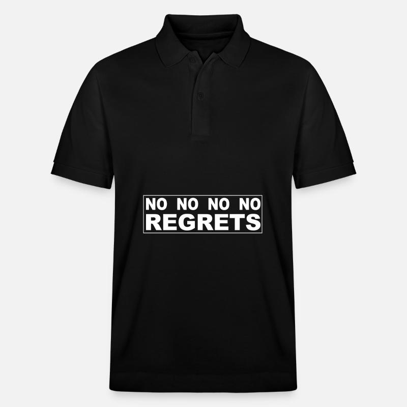 Aucun regret - Polo PREPSTER bio Stanley/Stella Unisexe - noir
