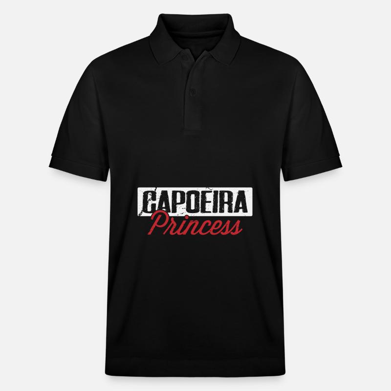 Capoeira Princesse - Polo PREPSTER bio Stanley/Stella Unisexe - noir
