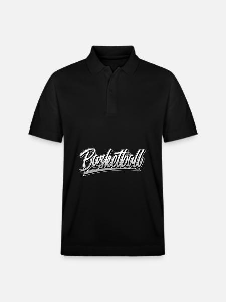 basket-ball - Polo PREPSTER bio Stanley/Stella Unisexe - noir