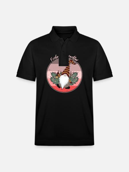 Magia de Papá Noel Secreto Feliz Navidad para el estado de ánimo - Polo orgánico unisex PREPSTER de Stanley/Stella - negro