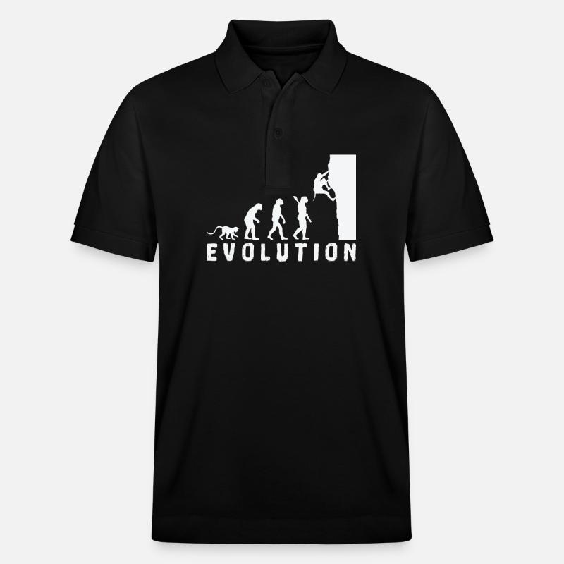 Escalade Bouldern Evolution - Polo PREPSTER bio Stanley/Stella Unisexe - noir