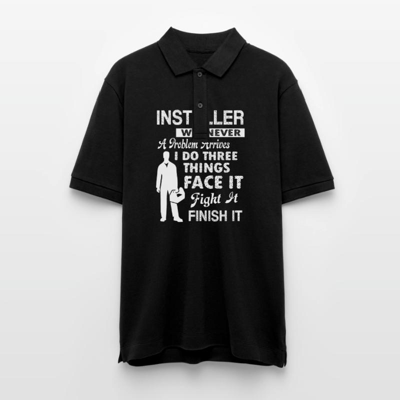 Installer Installer Solves Problem Stanley/Stella Unisex Organic Polo Shirt PREPSTER