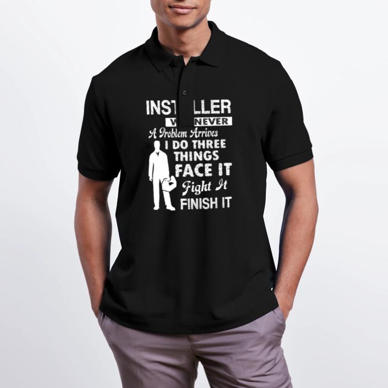 Installer Installer Solves Problem Stanley/Stella Unisex Organic Polo Shirt PREPSTER