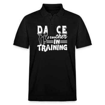 Dance Teacher Dance Teacher In Training - Stanley/Stella Unisex Organic Polo Shirt PREPSTER - black - Front - Roxy (174cm) & Andy (188cm)
