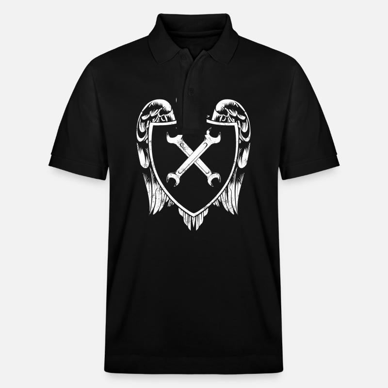 Mécanicien - Polo PREPSTER bio Stanley/Stella Unisexe - noir