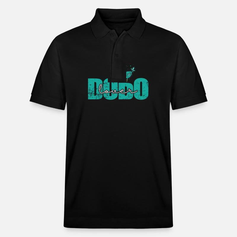 Dodo Lover Vogel aus Mauritius - Stanley/Stella Unisex Bio-Poloshirt PREPSTER - Schwarz