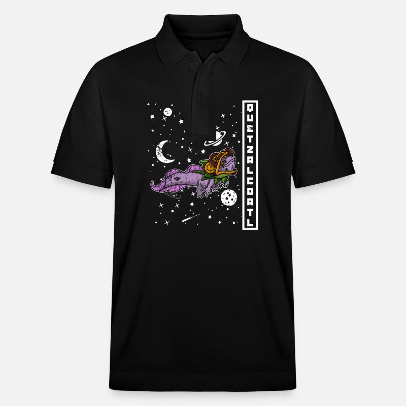 Quetzalcoatl Axolotl Mexique Divinité Aztèque - Polo PREPSTER bio Stanley/Stella Unisexe - noir
