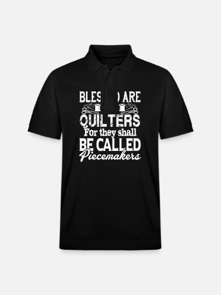 Quilter Are The Quilters - Stanley/Stella Unisex Organic Polo Shirt PREPSTER - black