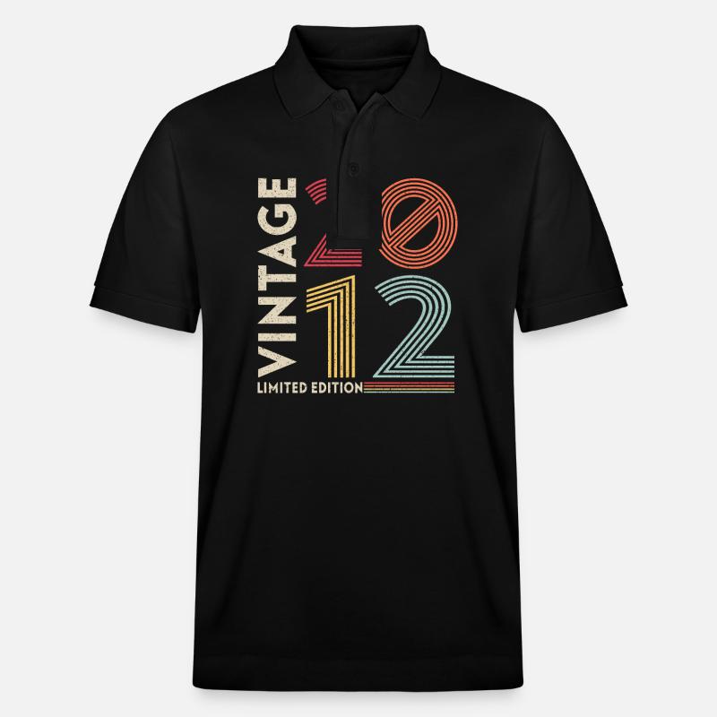 2012 Unikal - Stanley/Stella Unisex Bio-Poloshirt PREPSTER - Schwarz