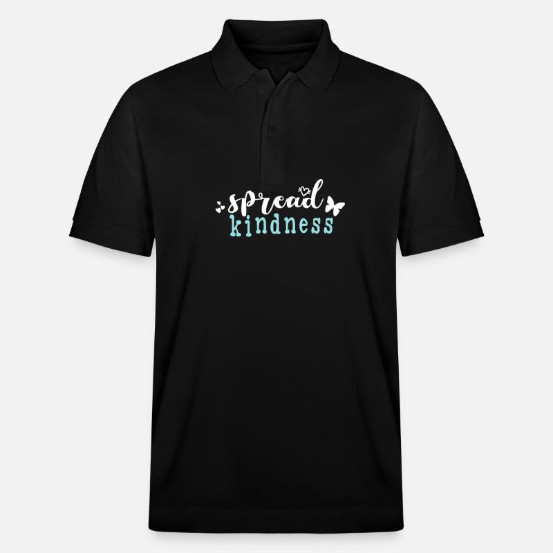 Spread Kindness Statement - Stanley/Stella Unisex Bio-Poloshirt PREPSTER - Schwarz