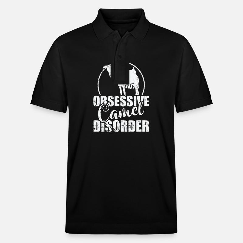 Trouble obsessionnel du chameau dromadaire - Polo PREPSTER bio Stanley/Stella Unisexe - noir