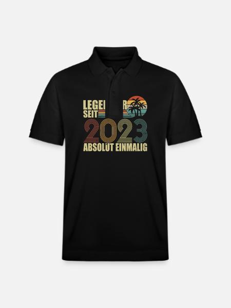 2023 - Stanley/Stella Unisex Bio-Poloshirt PREPSTER - Schwarz