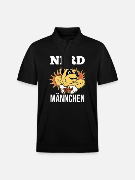 Erdmännchen Nerdmännchen - Stanley/Stella Unisex Bio-Poloshirt PREPSTER - Schwarz