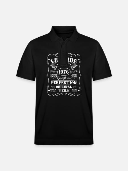 Legende seit 1976 - Stanley/Stella Unisex Bio-Poloshirt PREPSTER - Schwarz