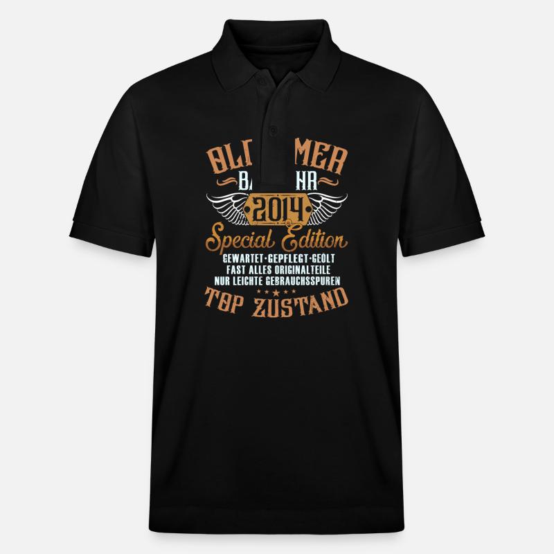 Oldtimer 2014 - Polo PREPSTER bio Stanley/Stella Unisexe - noir