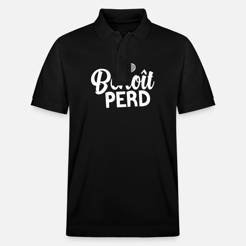 Benoit Perd - Polo PREPSTER bio Stanley/Stella Unisexe - noir