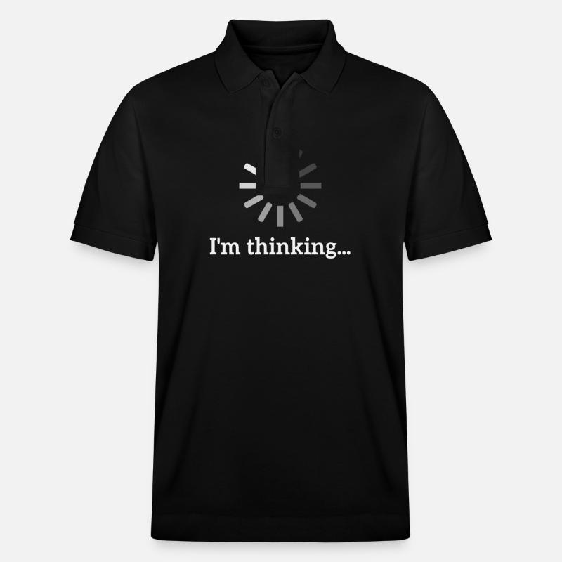 Ich denke... - Stanley/Stella Unisex Bio-Poloshirt PREPSTER - Schwarz