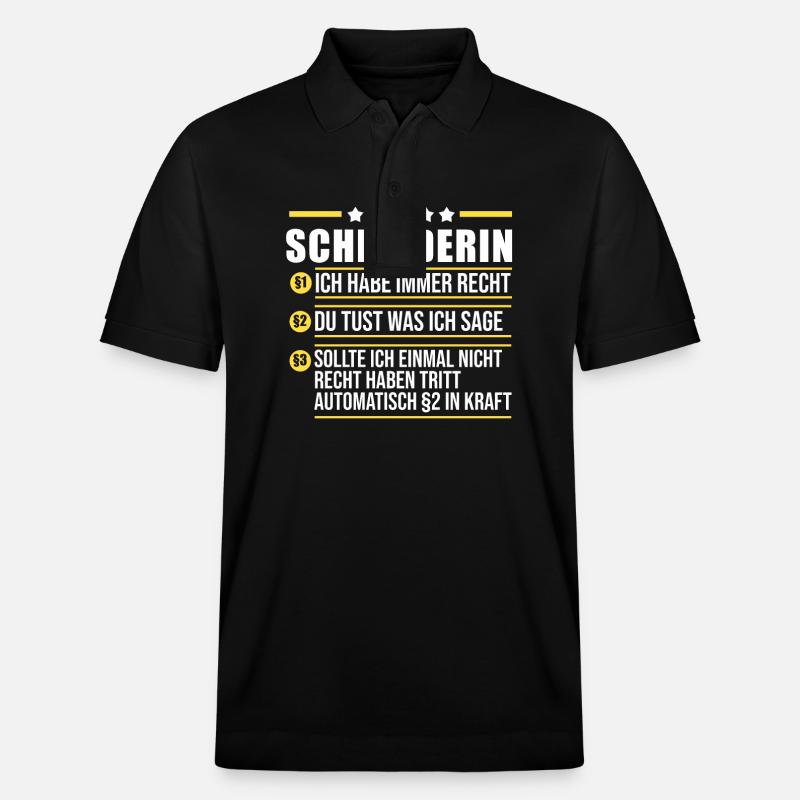 Näher Schneiderin - Stanley/Stella Unisex Bio-Poloshirt PREPSTER - Schwarz