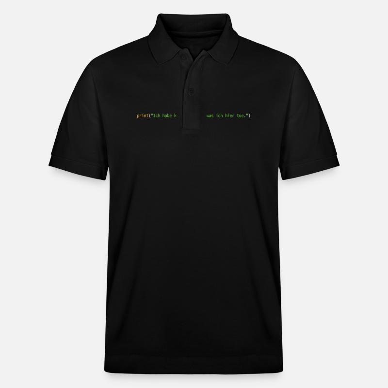 Programmierer Informatiker Nerd Softwareingenieur - Stanley/Stella Unisex Bio-Poloshirt PREPSTER - Schwarz