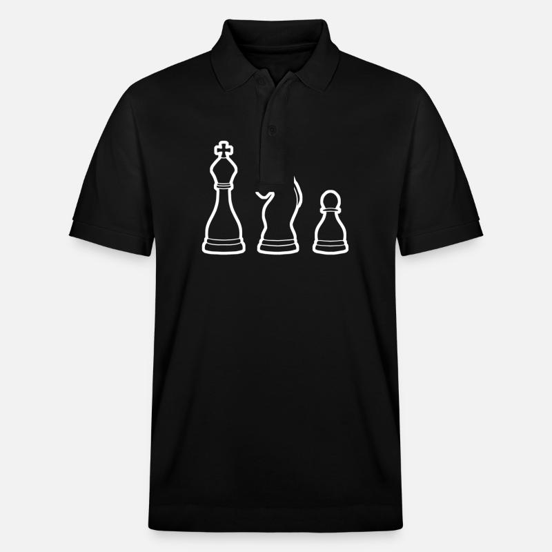 Échecs Joueur d’échecs Figurine d’échecs - Polo PREPSTER bio Stanley/Stella Unisexe - noir
